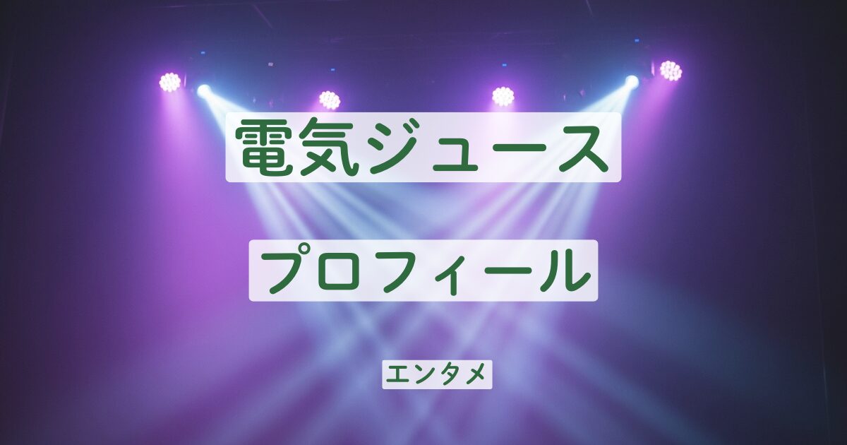 電気ジュース　プロフィール　何者　福沢葉　藤本もふ　出身　結成　学歴
